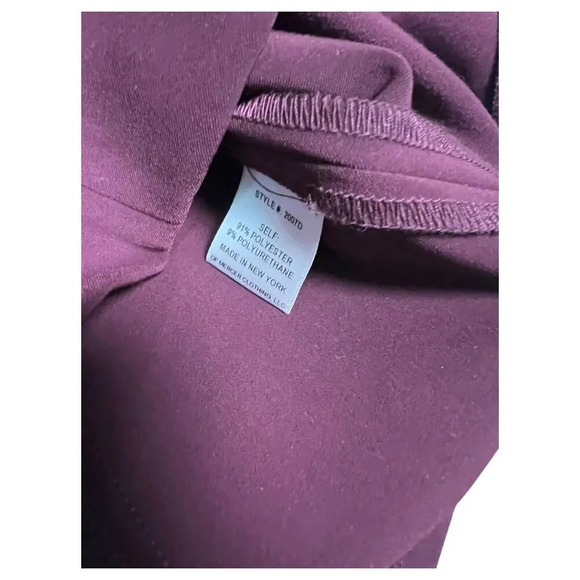 Of/Mercer Pencil Sheath Knee Length Dress Maroon Sleeveless Career Size 6 - Picture 5 of 7